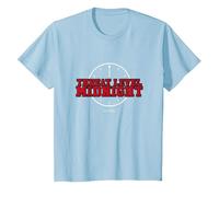 Maglietta Michael Scott The Office Threat Level Midnight Maglietta, Bambini, Celeste, 10 Anni