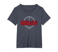 Maglietta Michael Scott The Office Threat Level Midnight Maglietta, Donna Plus-Size, Pervinca, 2X