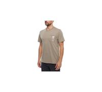 Maglietta millet compagnie des guides de chamonix beige da uomo