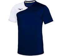 Mizuno Trad Shukyu Shirt T, Navy/Bianco, XL Unisex-Adulto