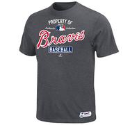 Maglietta MLB Atlanta Braves - Carbon Heather