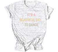 Maglietta morbida ed elegante per il tempo libero, comoda maglietta basic per tutti con vestibilità versatile, ideale per strati., bianco, M