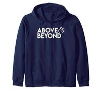 Maglietta motivazionale - Above and Beyond Tee Felpa con Cappuccio
