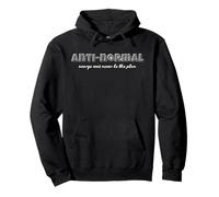 Maglietta motivazionale "Anti Normal Average Was Never The Plan" Felpa con Cappuccio