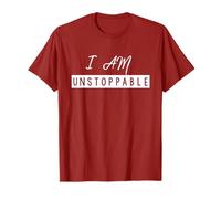 Maglietta motivazionale ispiratrice "I am Unstoppable" Maglietta