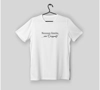 Maglietta Motivazionale, Nessun limite solo Orizzonti, TS49/N, T-shirt originale