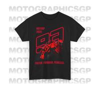 Maglietta Moto GP 93 Marc Marquez in Poliestere T-Shirt Sport MotoGP 2025