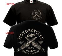 Maglietta Motorcycles Custom - Motociclista Chopper Bobber Harley Indian Biker