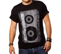 Maglietta Musica Uomo - T-Shirt Cassetta Hip Hop Rock Band Sonic Youth - Nera XXL