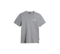 Napapijri T-Shirt Maniche Corte Uomo Grigio