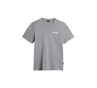Napapijri T-Shirt Maniche Corte Uomo Grigio