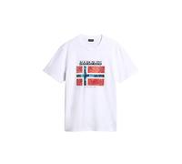 Maglietta Napapijri Np0a4h22 T-Shirt Bianco