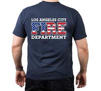 Maglietta Navy, Los Angeles City Fire Department Flag-Edition