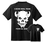 Maglietta Navy Seals 3 Echo Seal Team Soldati Dell'Army Marines SWAT USMC Forze