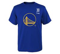 Maglietta NBA Golden State Warriors Stephen Curry Distressed Player, Blu, M