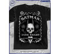 Maglietta Nera Batman Ouija Board Crazy Dc Comics Hero Supereroe S-3XL