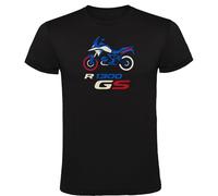 Maglietta nera con design R 1300 GS - Stile motociclistico per gli amanti delle avventure a due ruote, Nero , XL