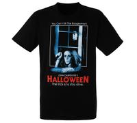 Maglietta Nera Da Uomo Halloween Movie Poster The Trick Is To Stay Alive