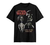 Maglietta Nera Dei Cattivi Di Star Wars Che Vengono Nel Lato Oscuro
