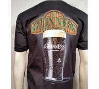 Maglietta Nera Di Lager Guinness Brewery Irish Draught Beer In Keg Pint M-2XL