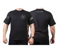 Maglietta nera, L.A.P.D. SWAT, California, bandiera, Nero , S