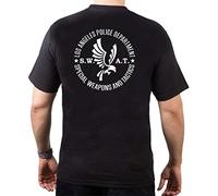 Maglietta nera Los Angeles Police Dept. SWAT, California, Nero , XXL