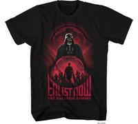 Maglietta Nera Melange Da Uomo Glow Di Star Wars Rogue One, Media