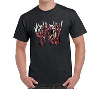 Maglietta Nera Music v.4 Damiano Victoria Thomas Ethan t-Shirt Zitti e buoni Italian Rock Band Unisex Uomo Donna Ragazza (9-11 Anni)