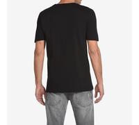 Maglietta Nera T-Shirt Girocollo Originale Juventus Essential Tone on Tone Uomo