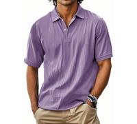 Maglietta Nera Uomo Hawaiana Outlet Angebote Bottoni al Colletto Traspirante Maniche Corte Taglie Forti Camicia No Stiro Polo Manica Corta T Shirt Cotone Nera Estiva Polo Camicia Uomo XXL