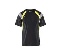 Maglietta nero/giallo 4XL