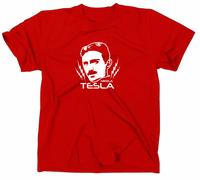 Maglietta Nikola Tesla Nerd Inventore Energia Libera Geek Scienza Scienziato