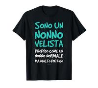 Maglietta Nonno Velista Regalo Divertente Nonno Barca A Vela Maglietta