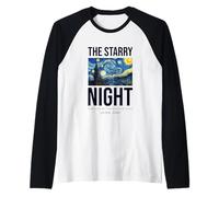 Maglietta Notte Stellata, Pittore di Vincent Van Gogh Maglia con Maniche Raglan