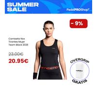Maglietta Nox Bretelle Donna Team Black 2026 L