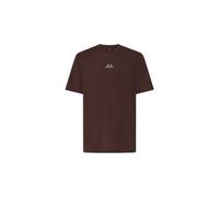Maglietta oakley bark new brown a maniche corte