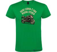 Maglietta Ogni curva è una nuova storia - Moto - Italian Style Diffusion®