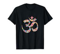 Maglietta Om Ohm Aum Symbol Spiritual Yoga Mandala Namaste Maglietta