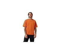 Maglietta oversize arancione fox wordmark uomo