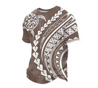 Maglietta oversize da uomo, con grafica che festeggia i popoli indigeni nazionali e il mondo internazionale, camicia da spiaggia a maniche corte, comoda e morbida, alla moda, estiva, S, cachi, XXL
