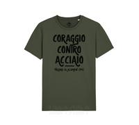 Maglietta Paracadutisti Folgore Battaglia El Alamein Coraggio Contro Acciaio WW2