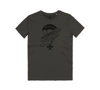 Maglietta Paracadutisti Tedeschi FJ Croce Di Ferro Fallschirmjäger Adler T-Shirt