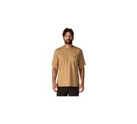 Patagonia - T-shirt da uomo in cotone riciclato - M's Boardshort Logo Pocket Responsibili-Tee Talon Gold per Uomo in Cotone - Taglia XL - Marrone