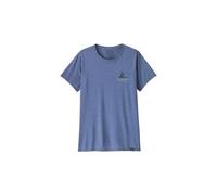 Maglietta patagonia cap cool daily graphic terre blu da donna