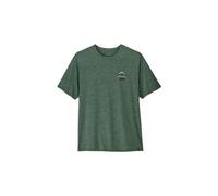 Maglietta patagonia capilene cool daily great waves verde uomo