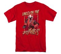 Maglietta Per Adulti Licenziata Dei Power Rangers Ninja Unleash