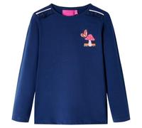 Maglietta per Bambini a Maniche Lunghe Blu Marino 128