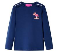 Maglietta per Bambini a Maniche Lunghe Blu Marino 128