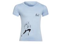 Maglietta per bambini adidas Disney Comfy Princesses Bleu 5/6 ans