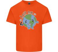 Maglietta Per Bambini Aiutami A Combattere Il Cambiamento Climatico